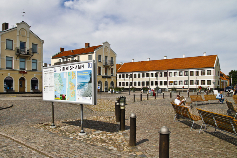 Simrishamn vid hamnen