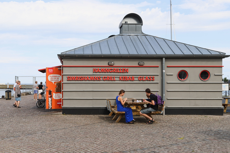 Simrishamn vid hamngrillen