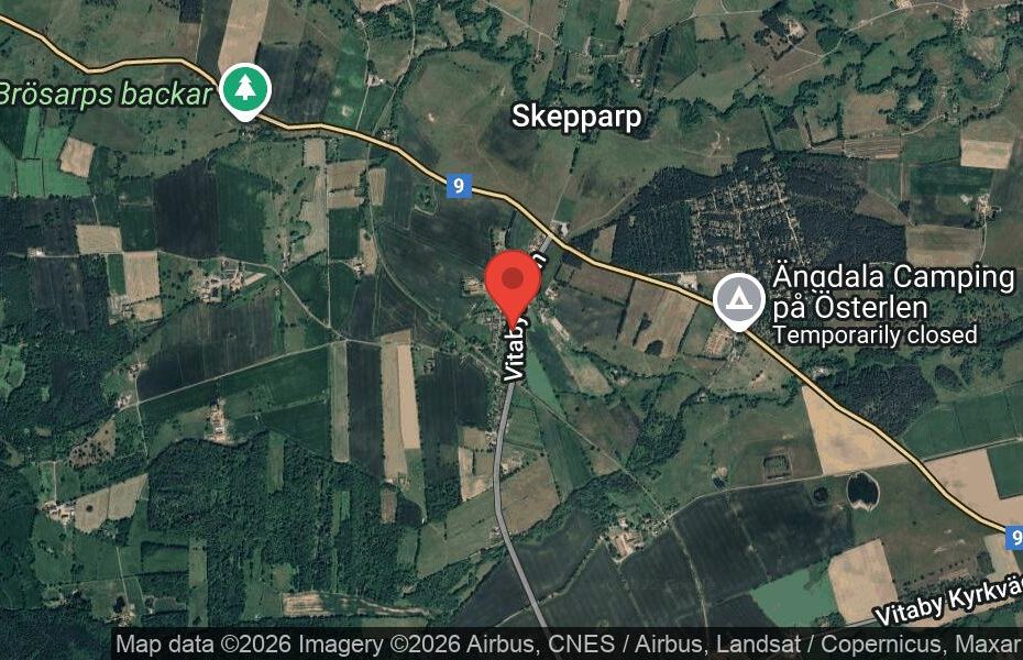 Händelseplats, Google Maps